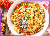 Ensalada De Couscous y Garbanzos: Un Festín De Sabores y Nutrientes