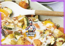 Huevos Al Horno Con Verduras