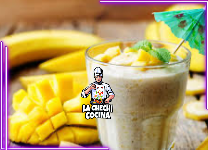 Smoothie De Mango y Plátano