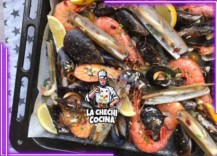 Mariscada Al Horno Con Hierbas Aromáticas