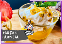 Parfait De Yogur y Frutas Tropicales: Un Delicioso y Refrescante Postre Para El Verano