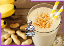 Smoothie De Plátano y Mantequilla De Maní