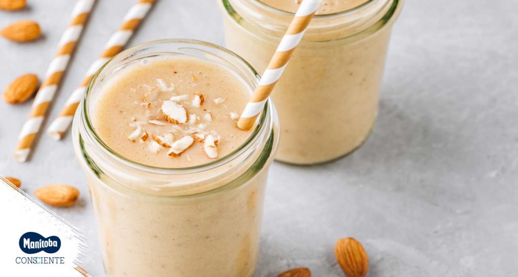 batido cremoso de almendra y avena un impulso energetico para tus mananas