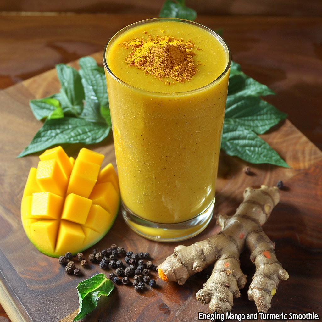 batido de mango y curcuma una deliciosa y saludable bebida para un manana energetico