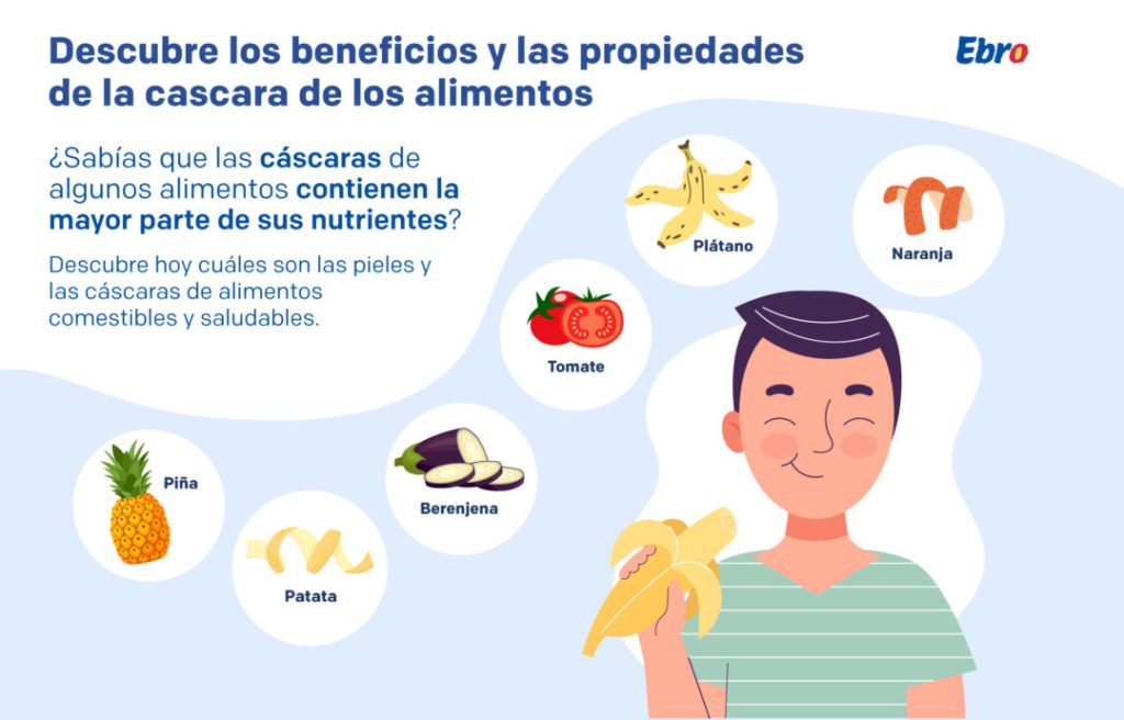 beneficios de comer frutas con la cascara