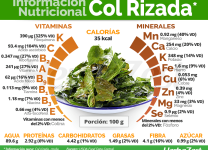 Beneficios Nutricionales De La Col Rizada