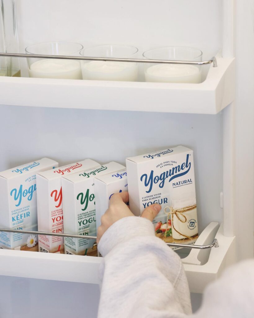 como almacenar yogur sin que pierda sus propiedades