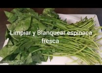 Cómo Blanquear y Congelar Espinacas Para Usar En Sopas