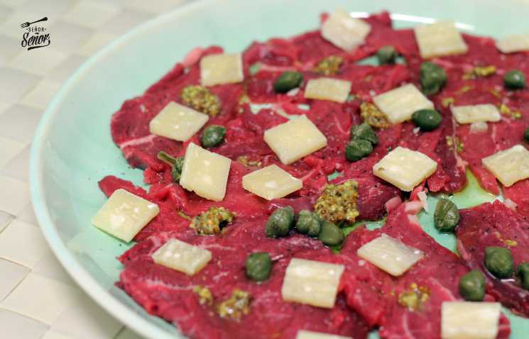 como hacer carpaccio de carne en casa