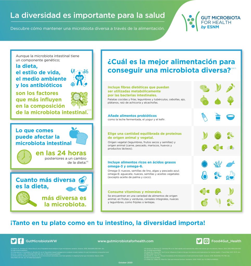 como una buena alimentacion mejora el microbioma intestinal