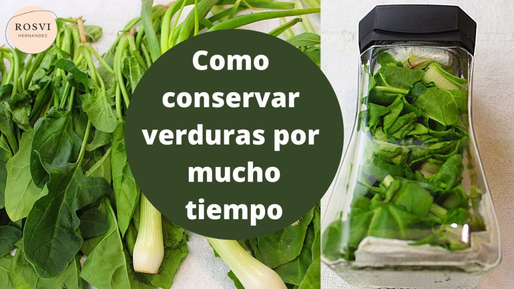 consejos para almacenar espinacas frescas