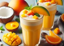 ¡Delicia Tropical! Refrescante Smoothie De Mango y Naranja Para Una Salud Vibrante