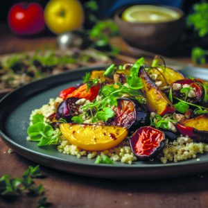 ensalada de quinoa con verduras asadas una explosion de sabor y nutrientes