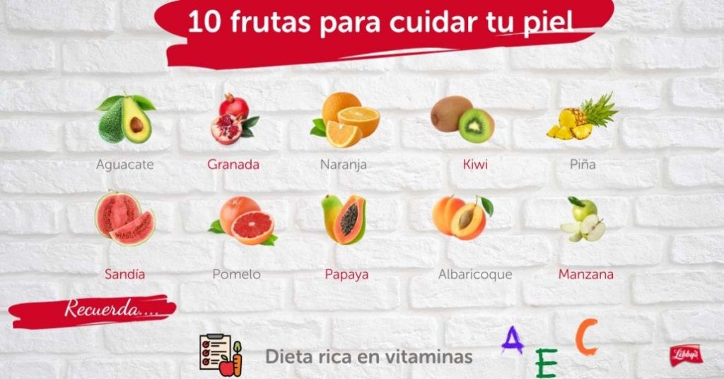 frutas que ayudan a mejorar la salud de la piel