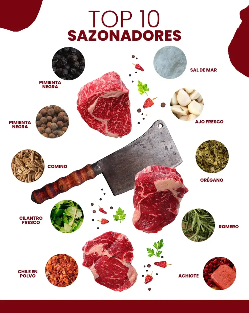 las mejores especias para sazonar carnes