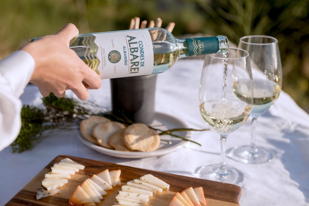 maridaje de quesos con vinos blancos