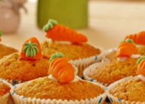 Muffins De Zanahoria y Manzana