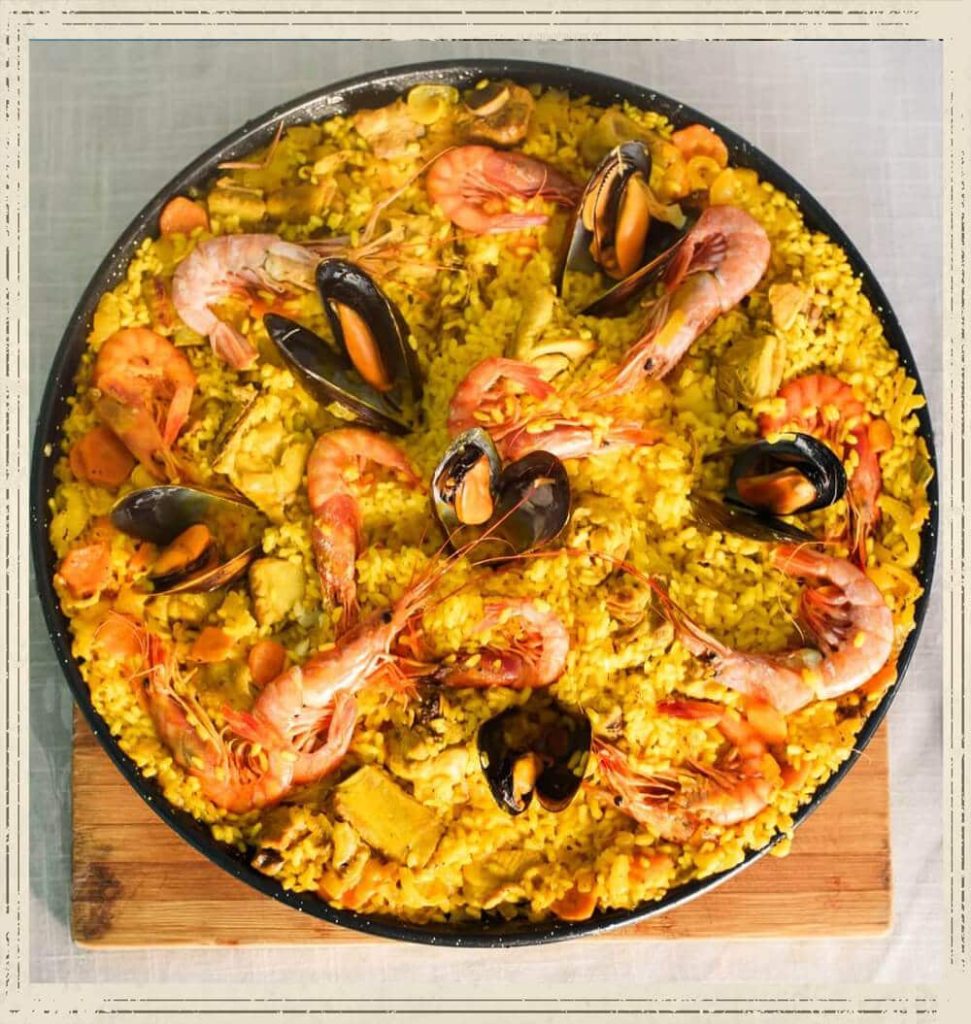 paella de mariscos