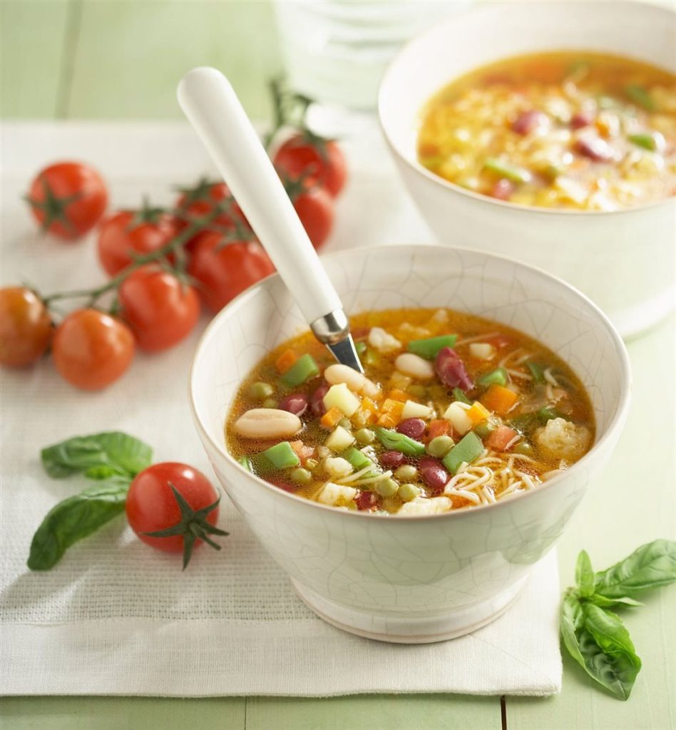 receta de sopa minestrone italiana autentica