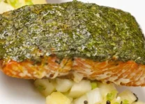 Salmón Al Horno Con Costra De Hierbas