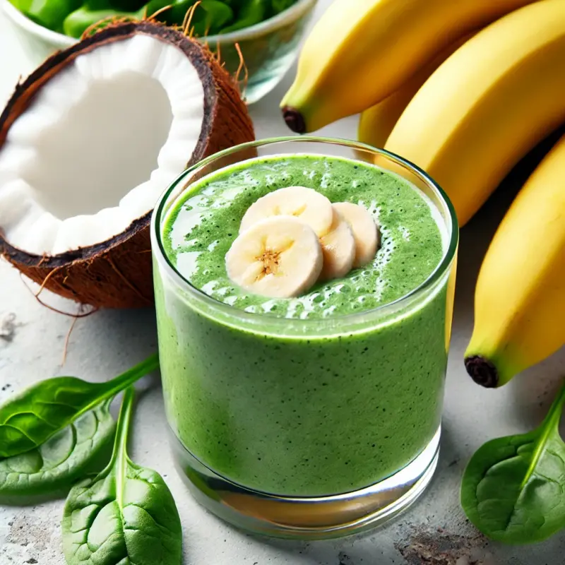 smoothie de coco y banana una deliciosa y refrescante explosion tropical