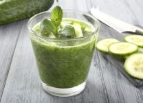 Smoothie De Espinacas y Pepino