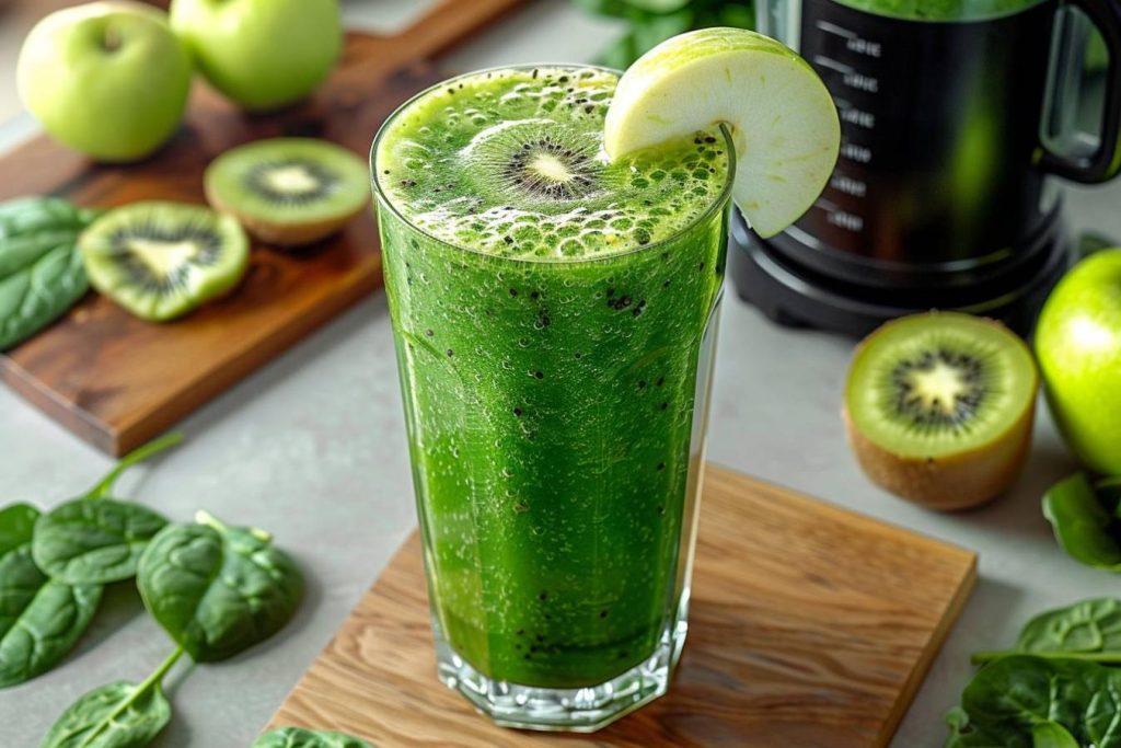 smoothie de kiwi y espinaca una explosion de vitaminas y sabor para tu salud