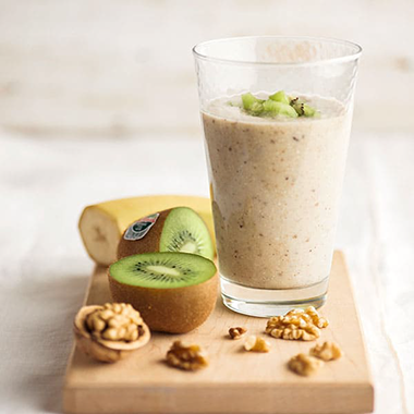 smoothie de kiwi y platano