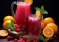 Smoothie Refrescante De Frambuesa y Naranja: Una Explosión De Sabor y Nutrición