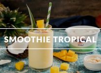 Smoothie Refrescante De Piña y Coco: ¡Un Sabor Tropical En Cada Sorbo!