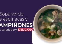 Sopa Cremosa De Champiñones y Espinacas: ¡Una Delicia Reconfortante y Saludable!