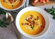 Sopa Cremosa De Zanahoria y Jengibre: Un Delicioso y Saludable Placer De Invierno