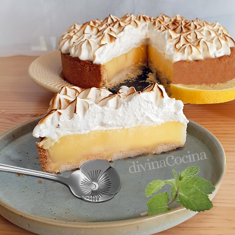 tarta de limon y merengue