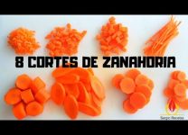 Técnicas Para Cortar Zanahorias En Diferentes Formas